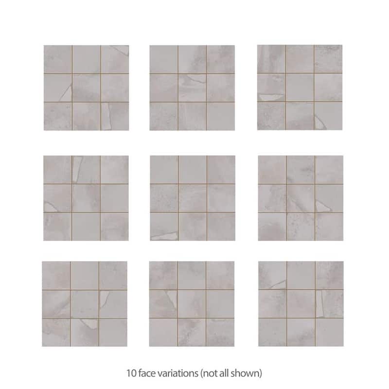 Merola Tile Kings Sea White 13" x 13" Ceramic Floor and Wall Tile