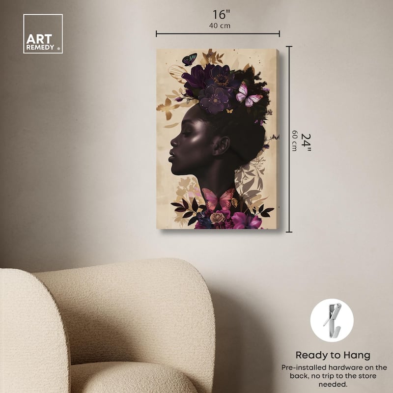 Butterfly Passion Canvas by Art Remedy, Gallery Wrapped