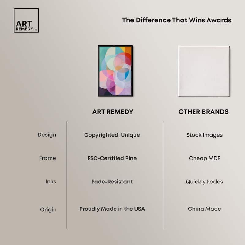 Oneiric Circles II Canvas by Art Remedy