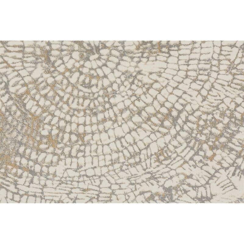 Telek Abstract Area Rug By HomeRoots - 2' x 3'