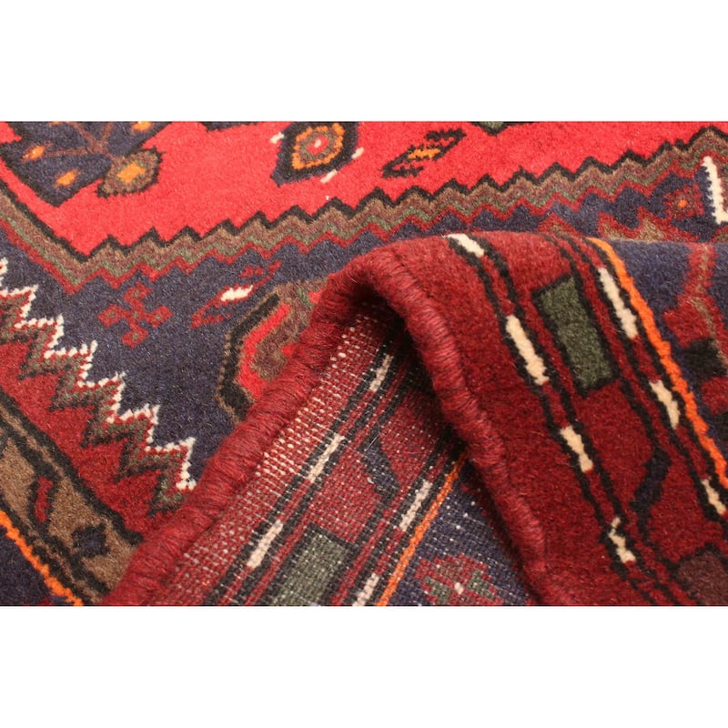 ECARPETGALLERY Hand-knotted Anadol Red Wool Rug - 3'11 x 7'1