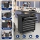 preview thumbnail 6 of 4, Garvee 7-Drawer Portable Tool Storage Cart, Rolling Tool Chest Cabinet, Lockable Toolbox Organizer, Black