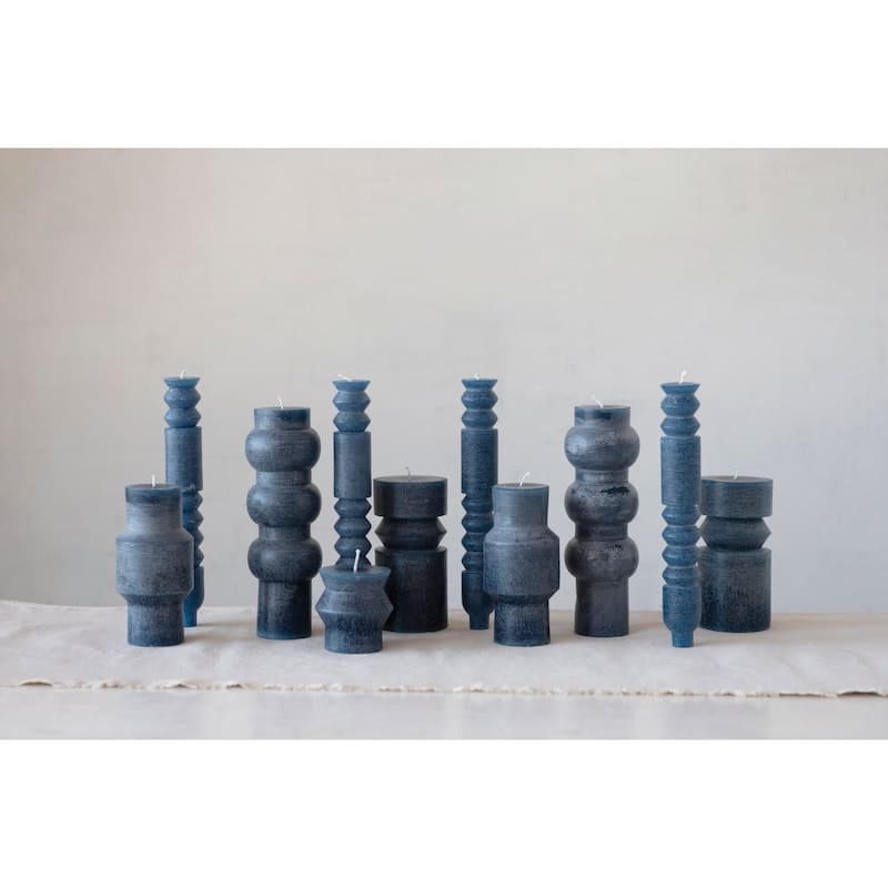 Unscented Totem Pillar Candle
