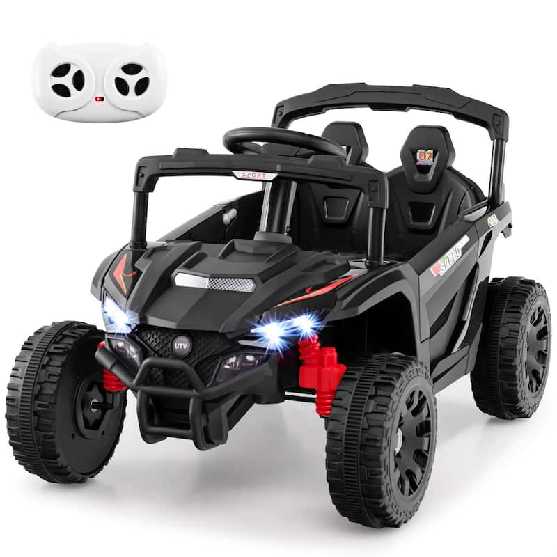 Honeyjoy 12V Kids Ride On Car Battery Powered Electric Remote Control - See Details - Black