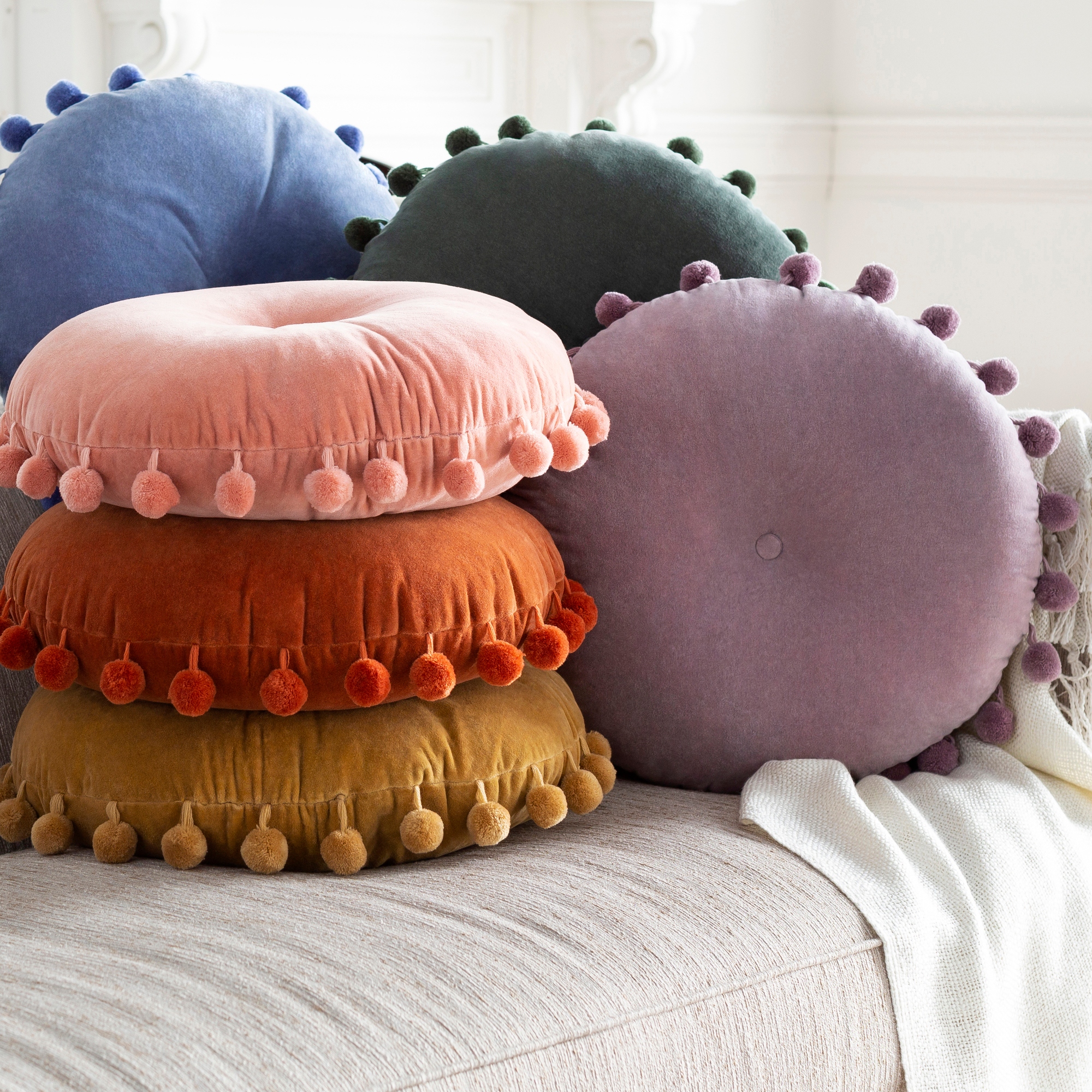Artistic Weavers Sophus Cotton Velvet Pom Pom 18