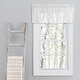 preview thumbnail 5 of 14, Isabella Lace Elegant Rod Pocket W Header Kitchen Curtains - Tier, Swag Pair and Tailored Valance (Sold Separately) 52"W x 14"L Tailored Valance - White