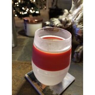 Shop Wine Freeze Cooling Cups Set Of 4 Freezable Wine Glasses Overstock 18825858