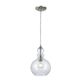 1 Light Pendant with clear glass