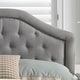 preview thumbnail 11 of 17, Christopher Knight Home Killian Adjustable Full/ Queen Studded Tufted Fabric Headboard