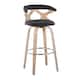 Option Charcoal Fabric/White Wash/Chrome