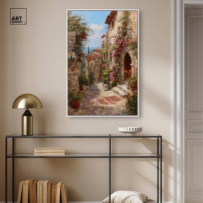 Mediterranean Charm I Canvas by Art Remedy