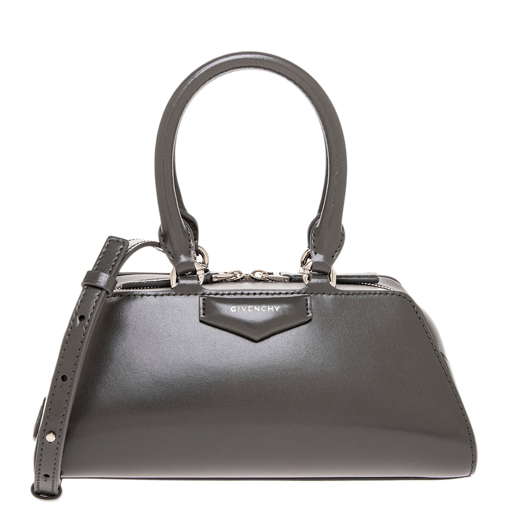 Mini Antigona East-West Bag in Box Leather