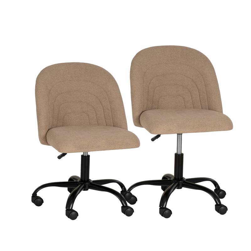 Linon Skyla Adjustable Height Swivel Office Chair