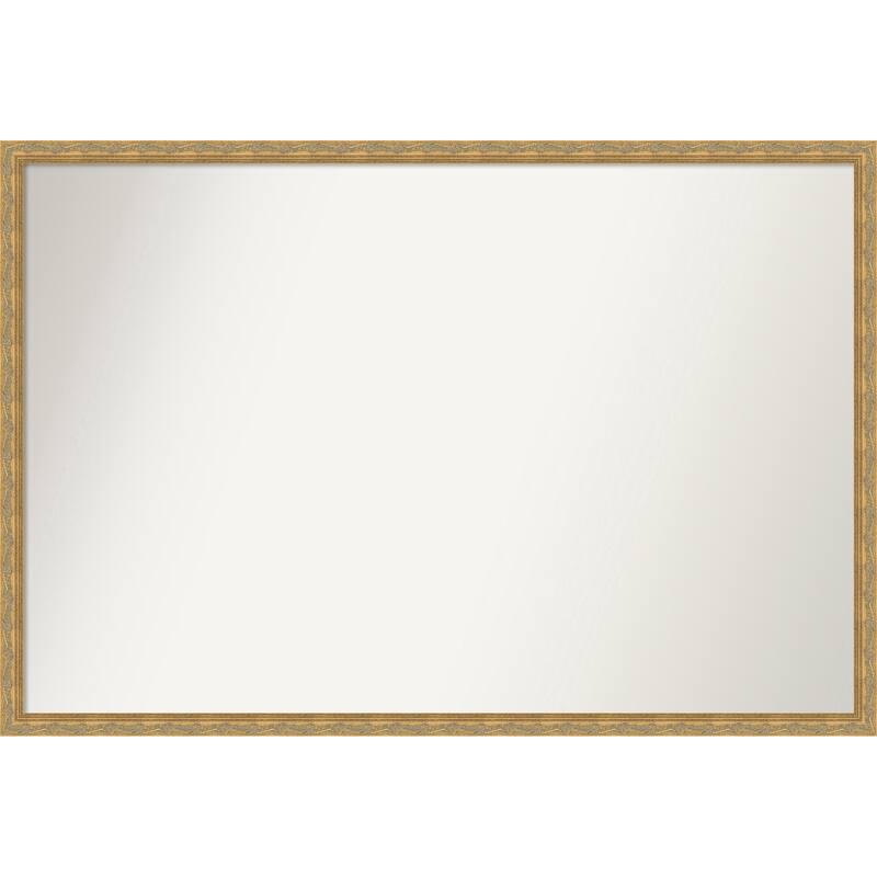 Mila Non-Beveled Wood Framed Bathroom Vanity Wall Mirror