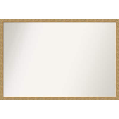 Mila Non-Beveled Wood Framed Wall Mirror