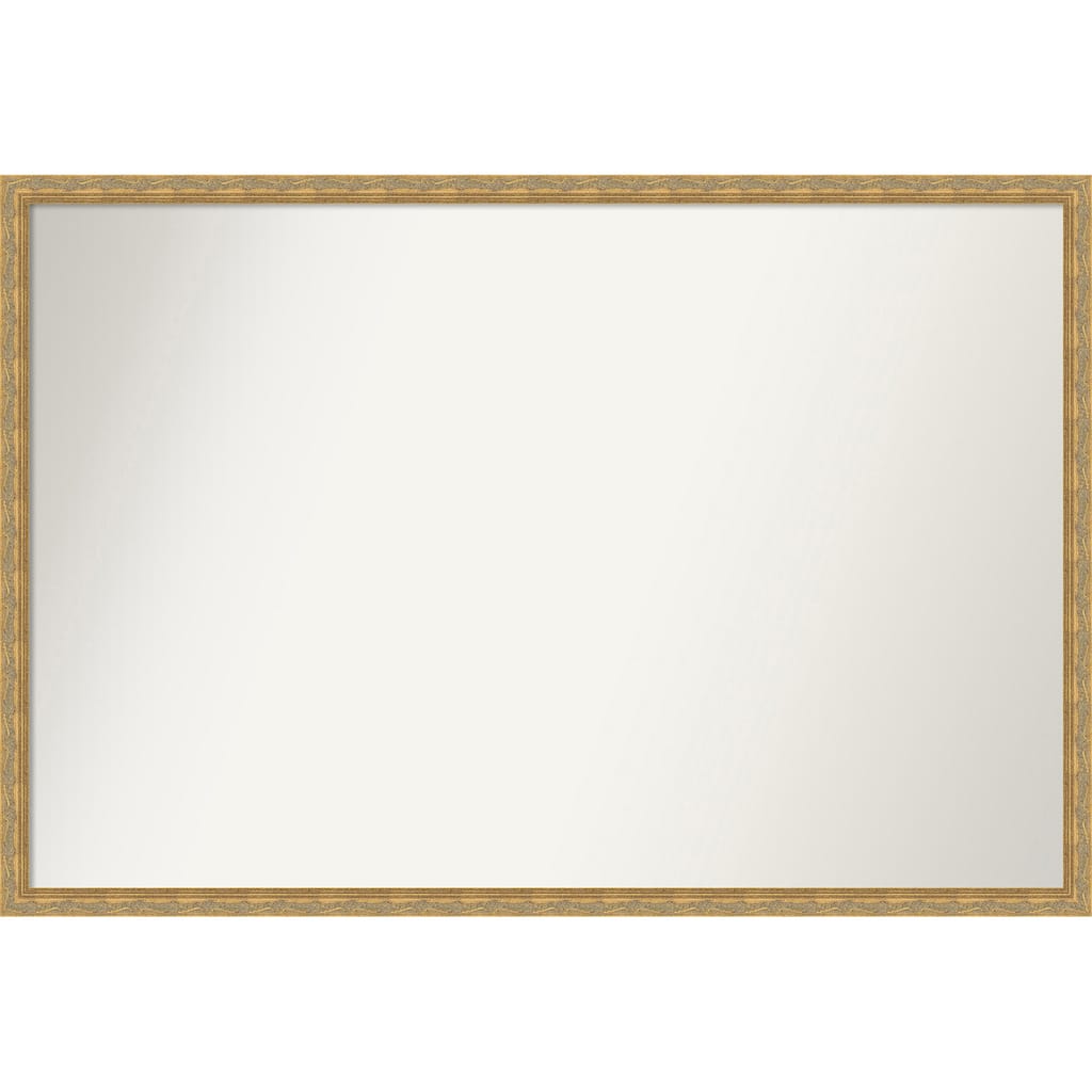 Mila Non-Beveled Wood Framed Wall Mirror