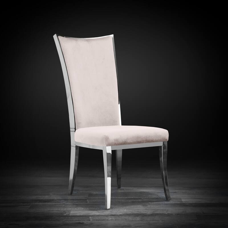 Massimo Silver Stainless Steel Dining Chair