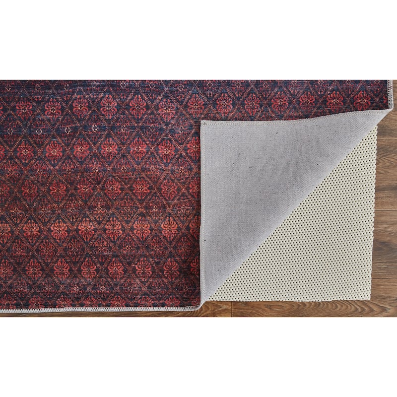 Welch Oriental Pink/Blue Area Rug