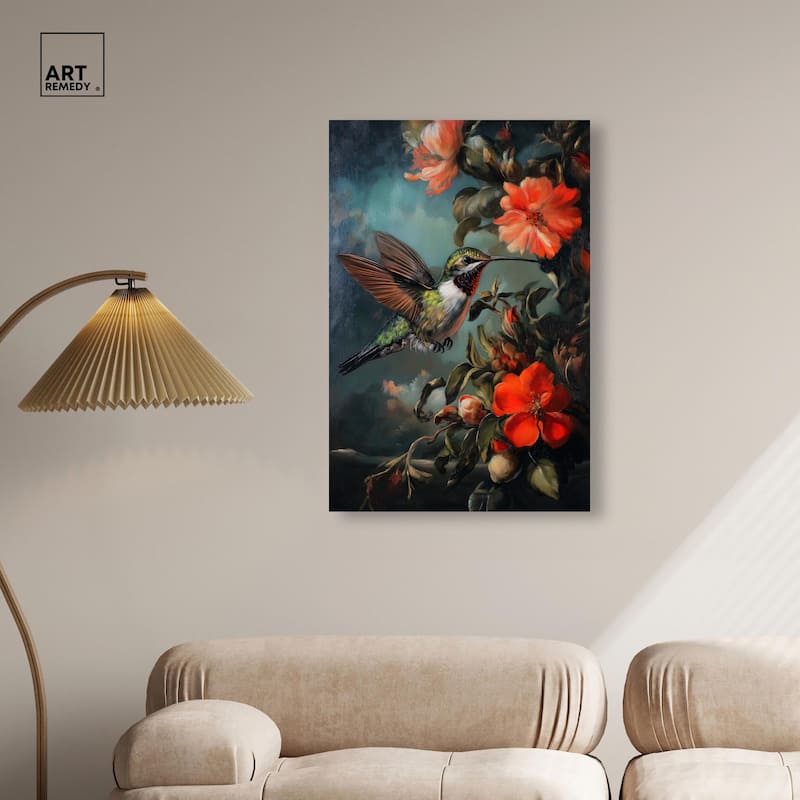 Whirring Wings II Canvas by Art Remedy, Gallery Wrapped
