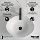 preview thumbnail 4 of 9, Karran Quattro Vibrant Matte White Acrylic 21 in. Oval Bathrom Vessel Sink