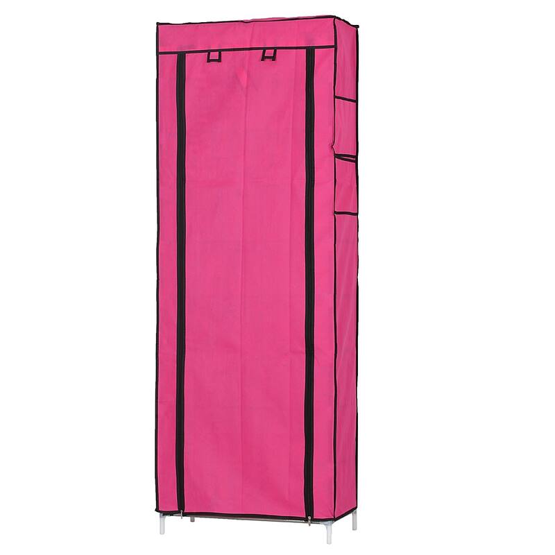 10 Tier Portable Shoe Rack Shelf Storage Closet Organizer Cabinet with Cover
