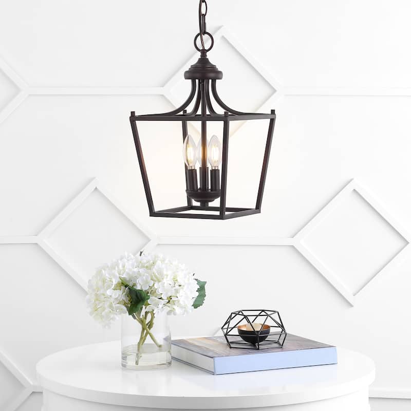 Camden Light Iron Classic Midcentury Pendant Lantern by JONATHAN Y