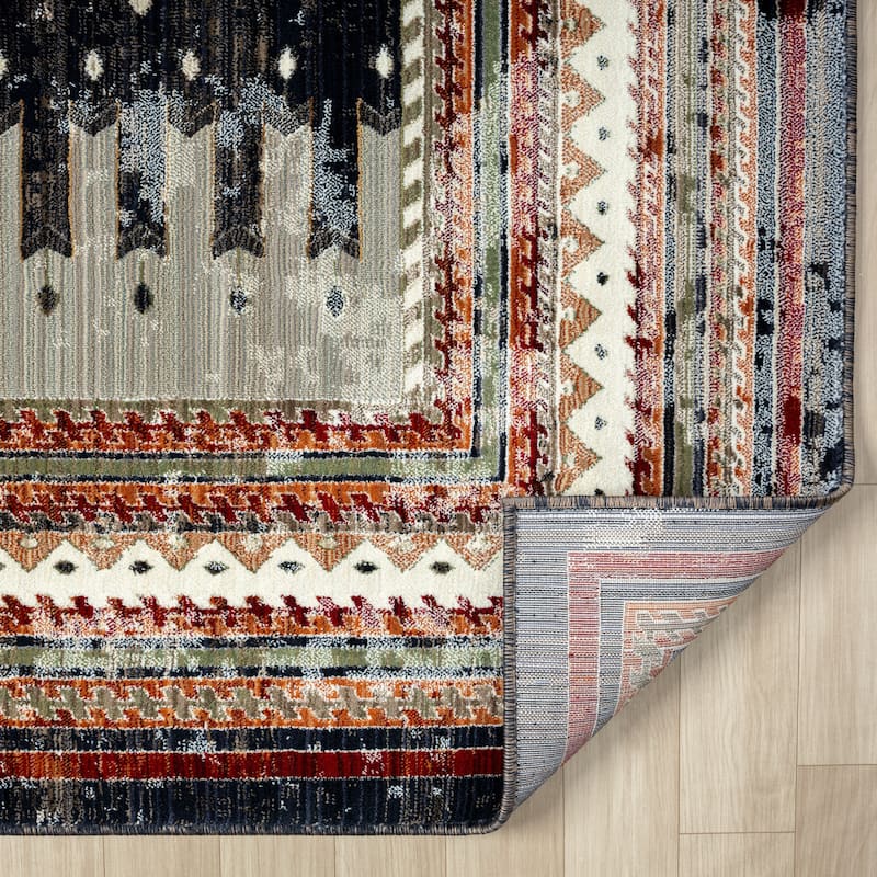 Petra Southwestern Power-Loom Area Rug