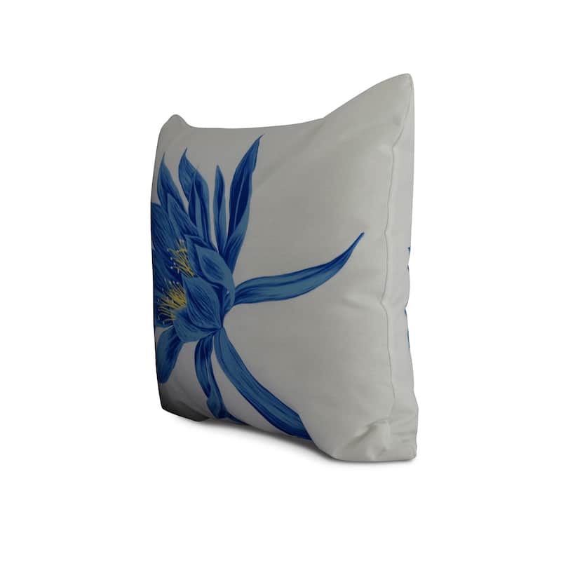 20 x 20 Inch Hojaver Floral Print Pillow