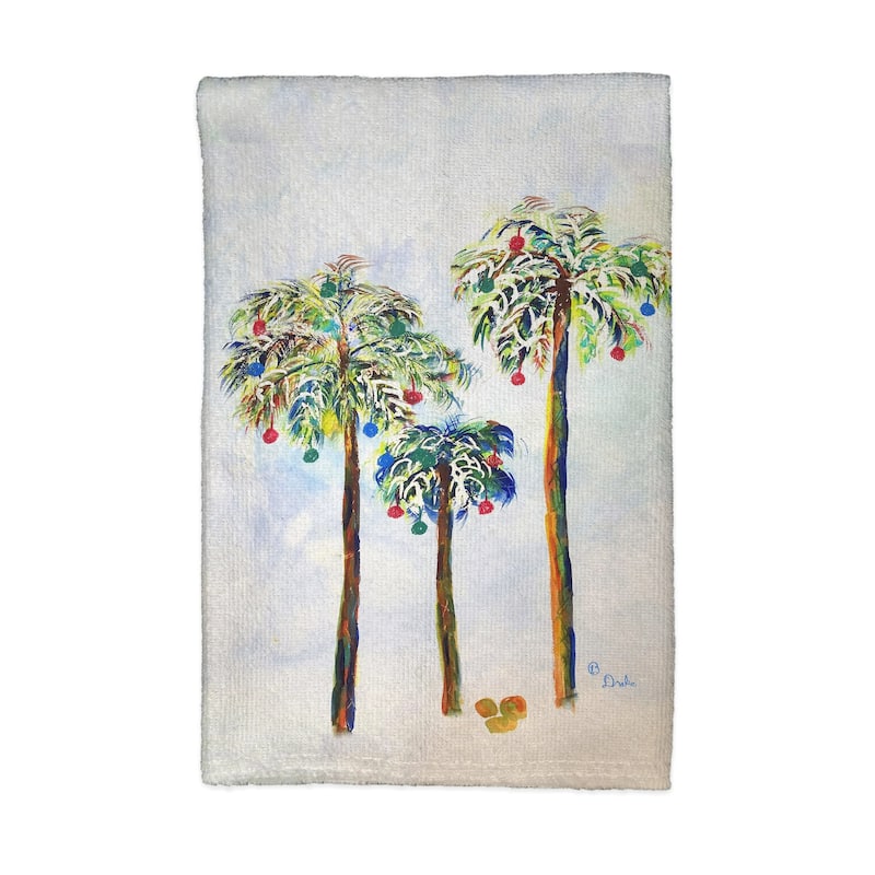 Christmas Palms Kitchen Towel - 16x25