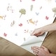 preview thumbnail 4 of 5, White Bambi Watercolor Peel and Stick Wallpaper by RoomMates