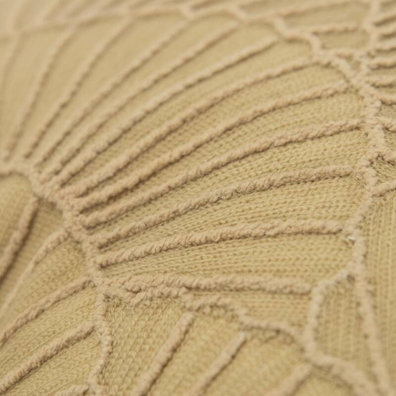 Rizzy Home Transitional Ivory Pillow Cover - 20" x 20"