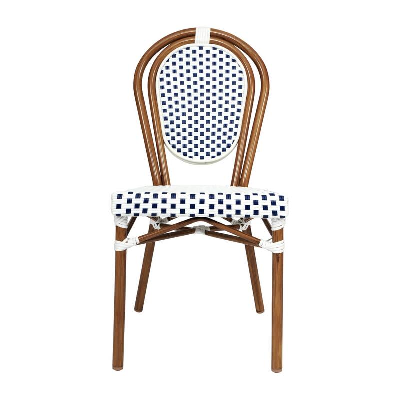 Stacking Bistro Chairs with Metal Frames