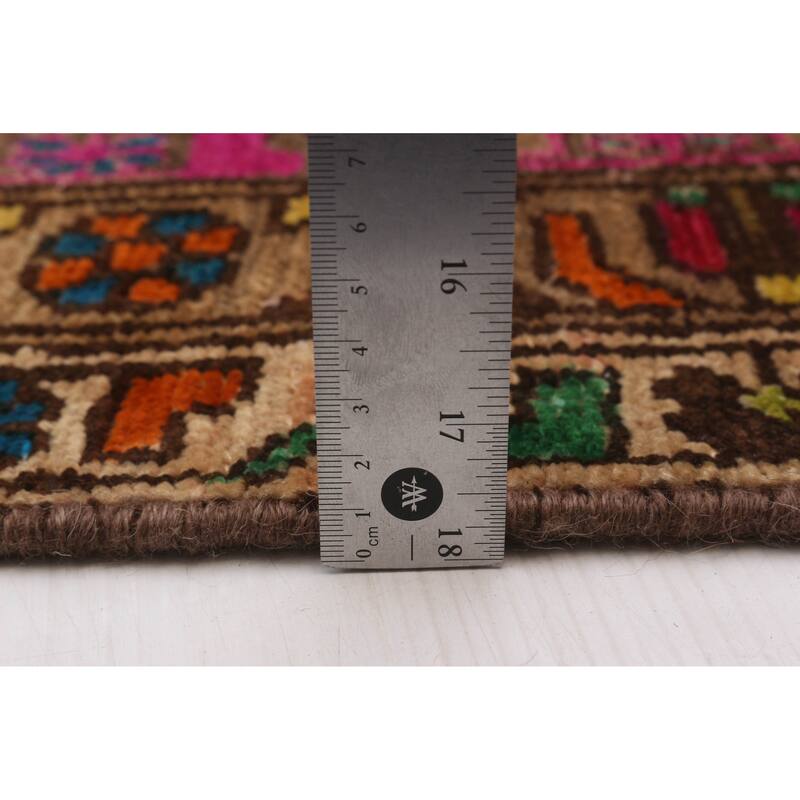 ECARPETGALLERY Hand-knotted Anatolian Vintage Tan Wool Rug - 3'3 x 13'4