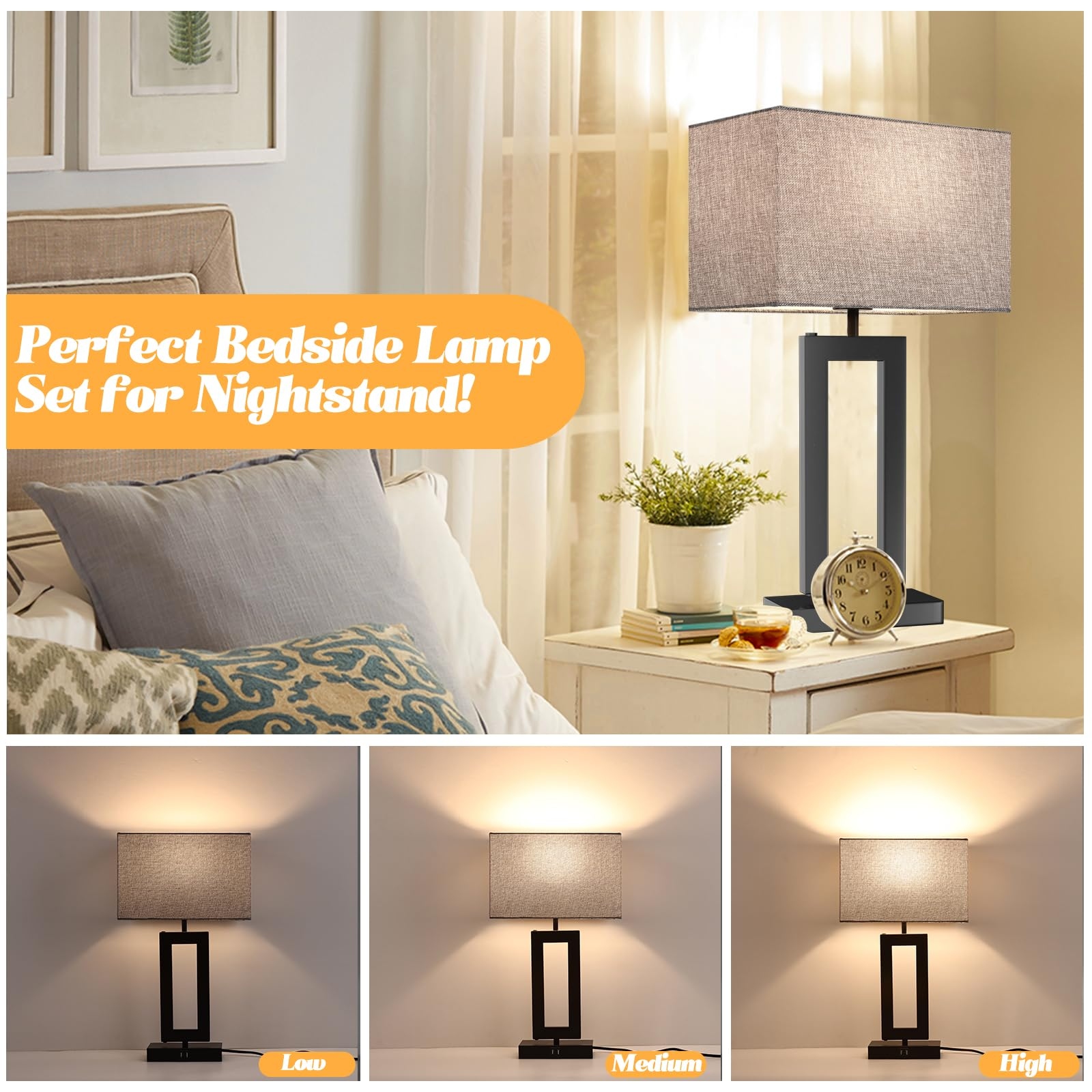 Large table lamps for bedroom sales