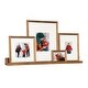preview thumbnail 13 of 23, Kate and Laurel Bordeaux Wall Shelf with Frames Set 5 Piece - Natural