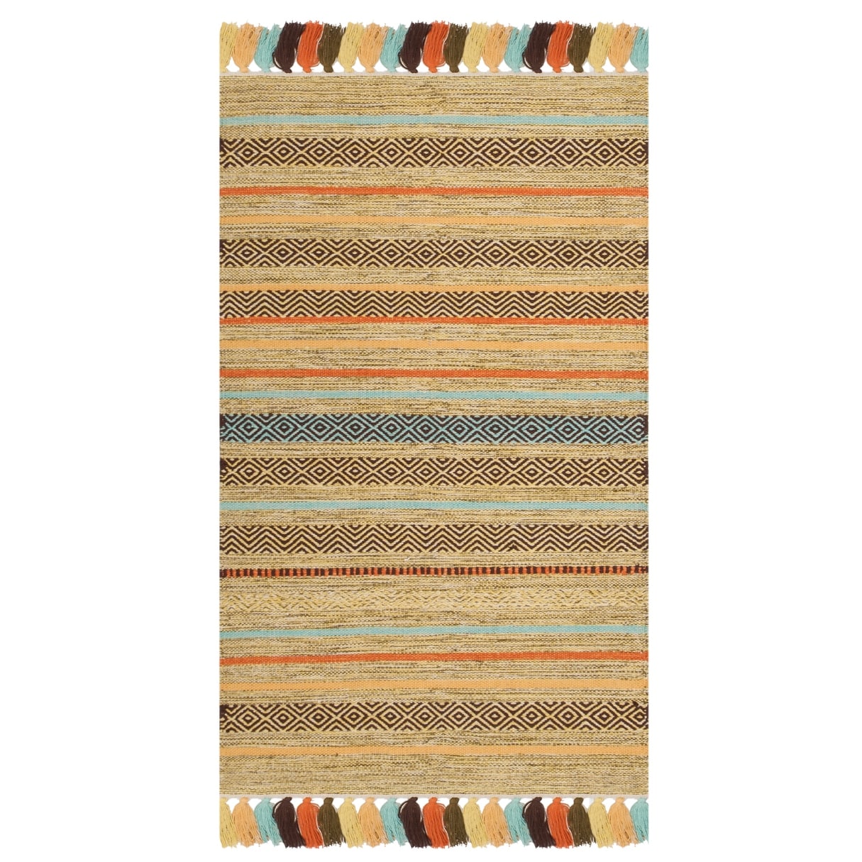 SAFAVIEH Handmade Flatweave Montauk Anoeska Casual Cotton Rug