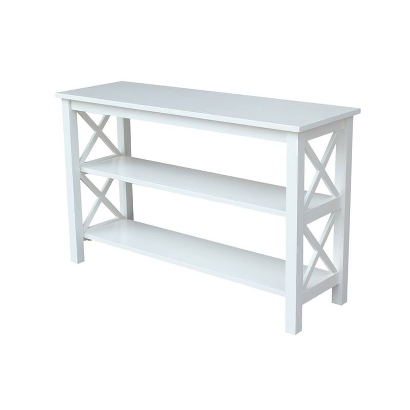 The Gray Barn Moonshine Console Table - White
