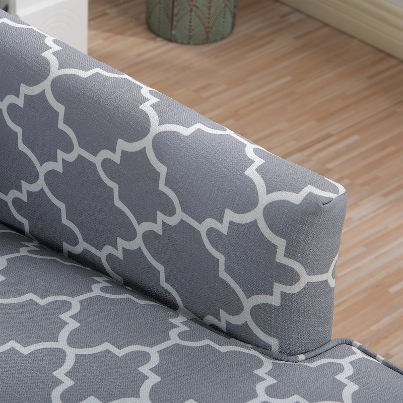 GDFStudio - Bella Modern Accent Chair for Living Room with Birch Legs and Comfortable Fabric Upholstery