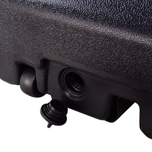 black patio umbrella base The Round 2 Base