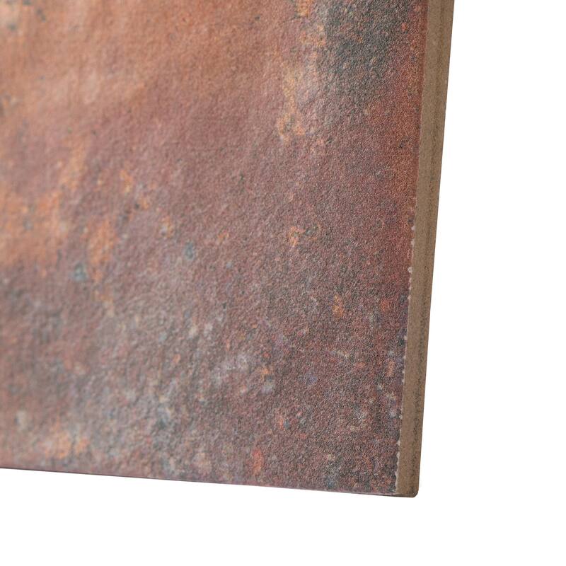 Merola Tile Atelier Rubina Brown 4-1/2" x 9-1/8" Porcelain Floor and Wall Tile