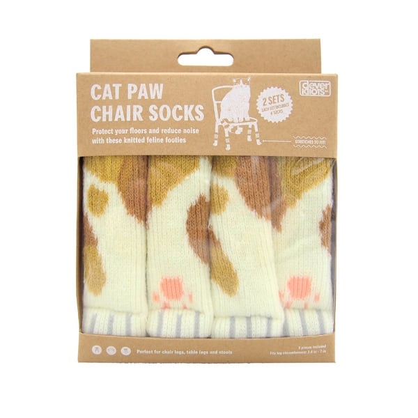 Shop Clever Idiots Cat Paw Furniture Leg Socks Floor Protectors