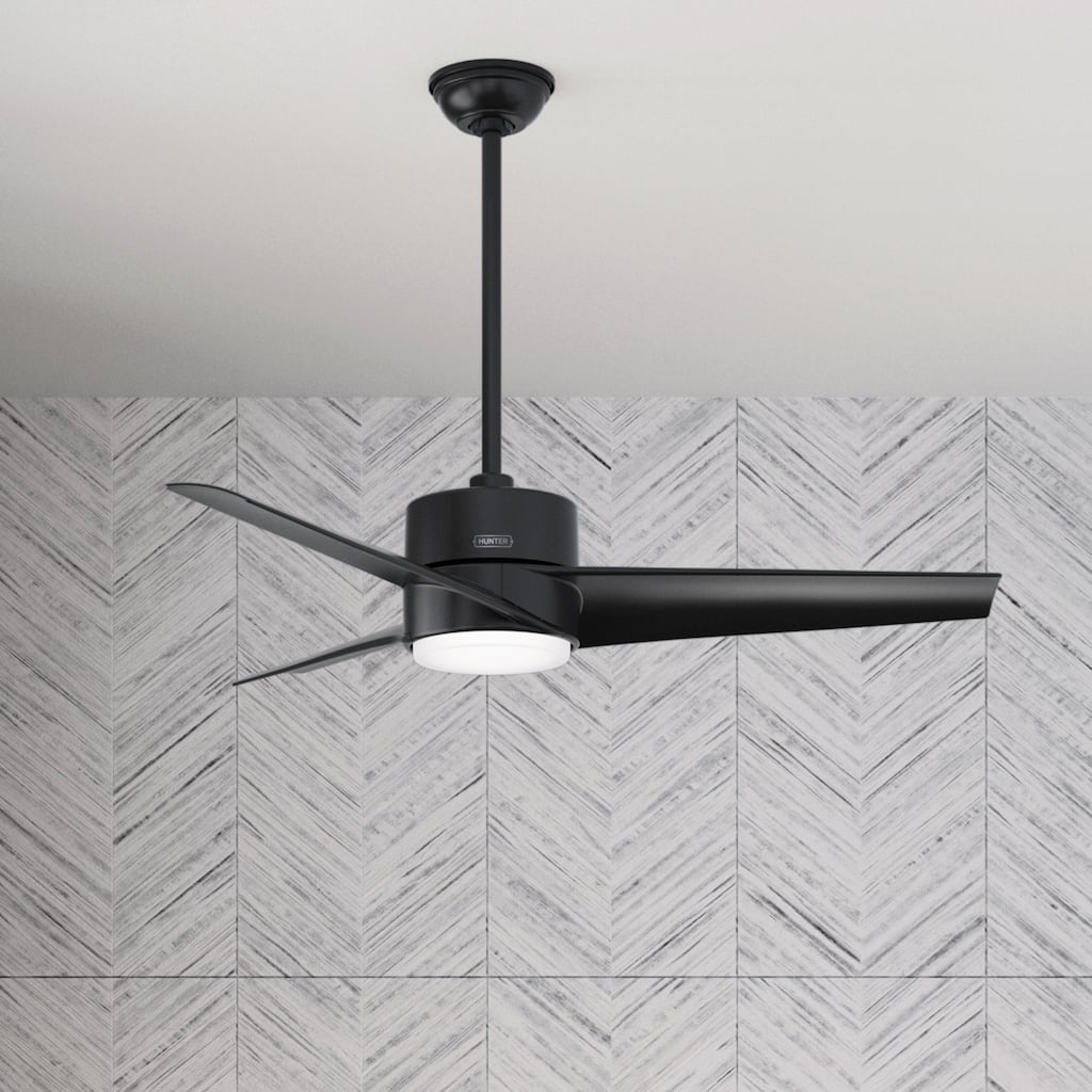 Hunter 54" Surge WeatherMax Indoor / Outdoor Ceiling Fan LED Light Kit Wall Control - Coastal Wet-Rated Salt-Air Resistant