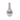 9" Ceramic Two-Tone Vase