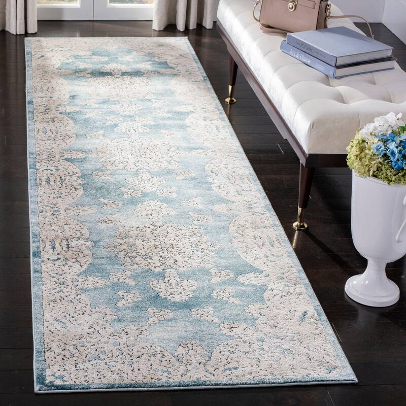 SAFAVIEH Palermo Violetta Vintage Boho Oriental Viscose Rug
