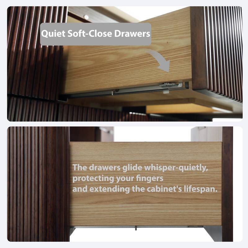 Modland 48" Fluted Floating Vanity with Sink - 48 inch