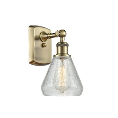 Innovations Lighting 516-1W-12-6 Conesus Sconce Conesus 12" Tall Wall
