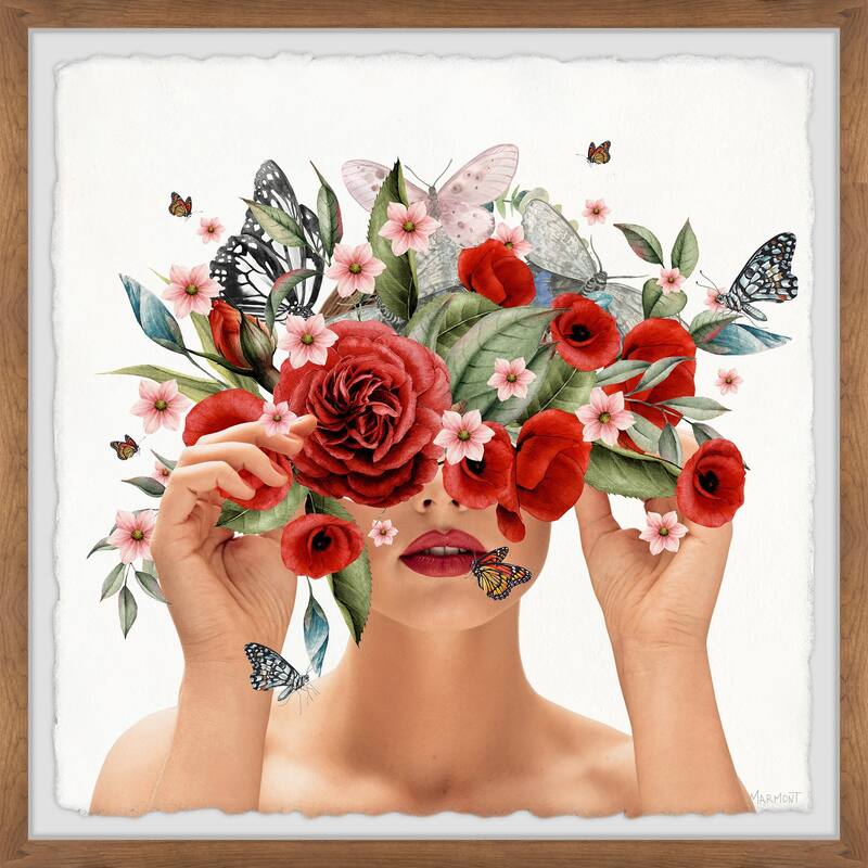 Pretty Portraits Framed Wall Art, Elegant Home Touch - Sophisticated Artwork for Refined Décor