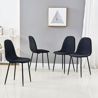 Modern Upholstered Cover Dining Chair for Kitchen, Set of 4 - N/A
