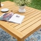 preview thumbnail 9 of 13, Cambridge Casual Paxton 3-piece Teak Outdoor Dining Set