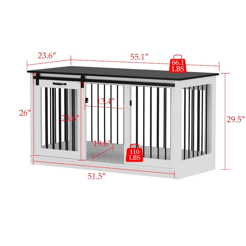Elegant Dog Sanctuary Spacious Storage Top Secure Versatile Pet Crate